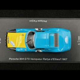 Porsche 904 GTS n° 5 Sieger Rallye Elbeuf 1967 1/43 Spark SF169