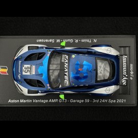 Aston Martin Vantage AMR GT3 n° 95 3. 24h Spa 2021 1/43 Spark SB431