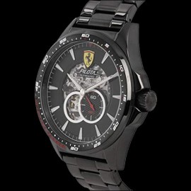Ferrari Automatical Uhr Pilota Automatico Schwarz / Weiß FE0830602
