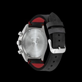 Ferrari Uhr Pilota Evo Chrono Schwarz Leder FE0830710