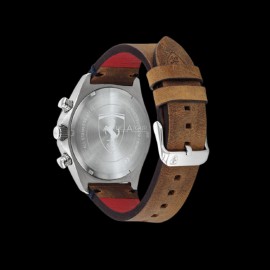 Ferrari  Uhr Pilota Evo Chrono Braun Leder FE0830711