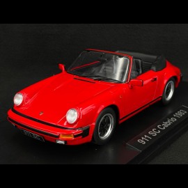 Porsche 911 SC Cabriolet 1983 Guards Red 1/18 KK-Scale KKDC180752