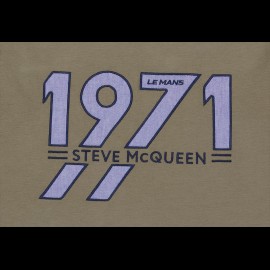 T-Shirt Steve McQueen Le Mans 1971 Khakigrün SQ222TSM13-324 - Herren