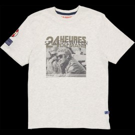 T-Shirt Steve McQueen Bomber Weiß SQ222TSM14-002 - Herren