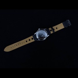 Jaguar E-Typ Tachometer Uhr Chrom Gehause / schwarz Hintergrund / weiße Zahlen Jaguar E-Typ Tachometer Uhr Chrom Gehause / schwarz Hintergrund / weiße Zahlen