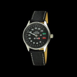 Alfa Romeo 2000 GTV speedometer Watch chrome case / chrome dial / white numbers