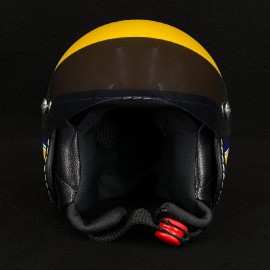 Mini helmet Ayrton Senna F1 McLaren 1988-1993 Yellow 1/2 Scale