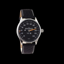 Mercedes-Benz 500 SL Tachometer Uhr Chrom Gehause / schwarz Hintergrund / weiße Zahlen