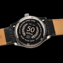 Mercedes-Benz 500 SL speedometer Watch chrome case / chrome dial / white numbers
