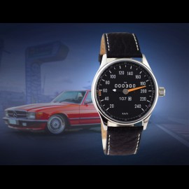 Mercedes-Benz 300 SL W107 speedometer Watch chrome case / chrome dial / white numbers