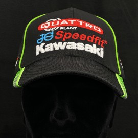 Kawasaki Hat for Kids Quattro Plant JG Speedfit Racing Team Black / Green 19QK-BBC-C/P