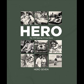 T-Shirt Steve McQueen Mosaique 12h Sebring 1970 Green Hero Seven - men