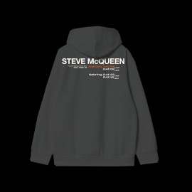 Sweatshirt Hoodie Steve McQueen Chrono 12h Sebring 1970 Dunkelgrau Hero Seven - Herren