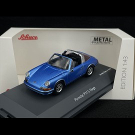 Porsche 911 2.2 S Targa 1971 Metallic blue 1/43 Schuco 450367700