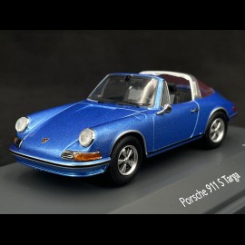 Porsche 911 2.2 S Targa 1971 Metallic blue 1/43 Schuco 450367700