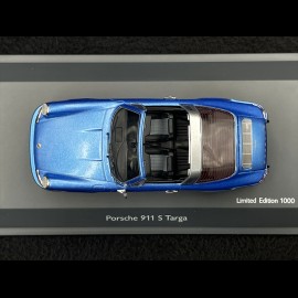 Porsche 911 2.2 S Targa 1971 Metallic blue 1/43 Schuco 450367700