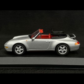 Porsche 911 Carrera 2 Cabriolet 1994 Silbergrau metallic typ 993 1/43 Minichamps WAP02003997