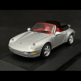 Porsche 911 Carrera 2 Cabriolet 1994 Silbergrau metallic typ 993 1/43 Minichamps WAP02003997