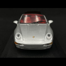 Porsche 911 Carrera 2 Cabriolet 1994 Silbergrau metallic typ 993 1/43 Minichamps WAP02003997