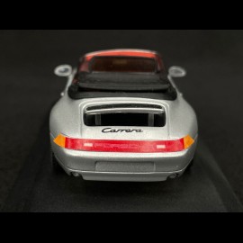 Porsche 911 Carrera 2 Cabriolet 1994 Silbergrau metallic typ 993 1/43 Minichamps WAP02003997