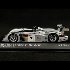 Audi R8S LMP900 n° 7 24h Le Mans 2000 Audi Sport Team Joest 1/43 Minichamps 430000907