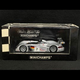 Audi R8S LMP900 n° 7 24h Le Mans 2000 Audi Sport Team Joest 1/43 Minichamps 430000907