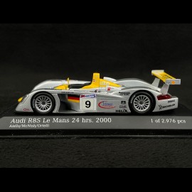 Audi R8S LMP900 n° 9 24h Le Mans 2000 Audi Sport Team Joest 1/43 Minichamps 430000909
