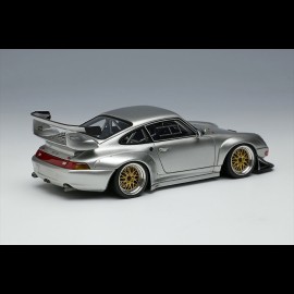 Porsche 911 GT2 EVO Type 993 1998 Arctic Silver 1/43 Make Up VM131C