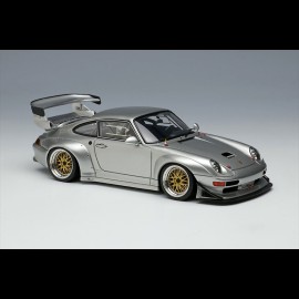 Porsche 911 GT2 EVO Type 993 1998 Arctic Silver 1/43 Make Up VM131C