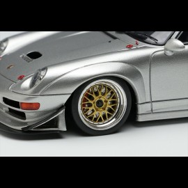Porsche 911 GT2 EVO Type 993 1998 Arctic Silver 1/43 Make Up VM131C