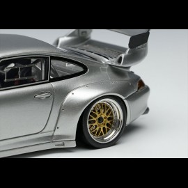 Porsche 911 GT2 EVO Type 993 1998 Arctic Silver 1/43 Make Up VM131C