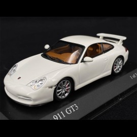 Porsche 911 type 996 GT3 2003 Carrara white 1/43 Minichamps 400062022