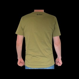 T-shirt Steve McQueen King of Race Face to Face Olive Green Hero Seven - men