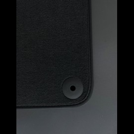 Floor Mats Porsche 911 type 992 Black - LUXE Quality - with piping