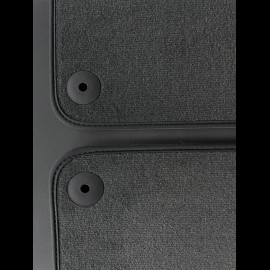 Floor Mats Porsche 718/981 Boxster/Cayman 2004-2012 Anthracite Grey - LUXE Quality - with piping