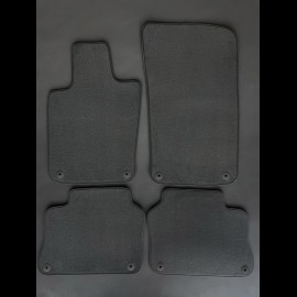 Floor Mats Porsche Panamera Anthracite Grey - LUXE Quality - with piping
