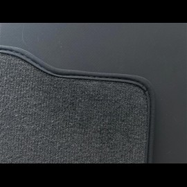 Floor Mats Porsche 987 Boxster/Cayman 2004-2012 with Bose system Anthracite Grey - LUXE Quality - with piping