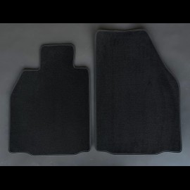 Floor Mats Porsche 987 Boxster/Cayman 2004-2012 without Bose system Black - LUXE Quality - with piping