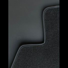 Floor Mats Porsche 987 Boxster/Cayman 2004-2012 without Bose system Anthracite Grey - LUXE Quality - with piping