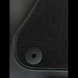 Fußmatten Porsche Macan Schwarz - PREMIUM Qualität - mit Keder