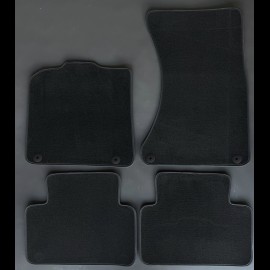 Floor Mats Porsche Macan Black - LUXE Quality - with piping