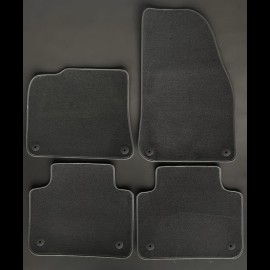 Floor Mats Porsche Cayenne III after 2017 Anthracite Grey - PREMIUM Quality - with piping