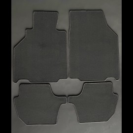 Floor Mats Porsche 996 without Bose system Anthracite Grey - PREMIUM Quality