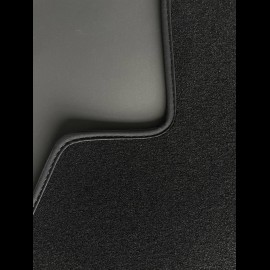 Floor Mats Porsche 997 with Bose system Black - LUXE Quality - with piping