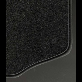 Floor Mats Porsche 911 G Coupe 1984-1989 2-pieces Black - LUXE Quality - with piping