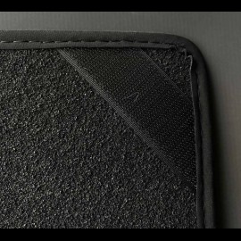 Floor Mats Porsche 911 G Coupe 1984-1989 2-pieces Black - LUXE Quality - with piping