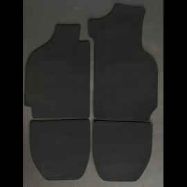 Floor Mats Porsche 911 G 1983 4-pieces Black - LUXE Quality - with piping