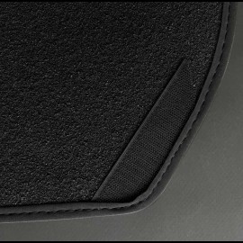 Floor Mats Porsche 911 G excluding 1983 4-pieces Black - LUXE Quality - with piping
