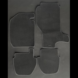 Floor Mats Porsche 911 G excluding 1983 4-pieces Anthracite Grey - LUXE Quality - with piping