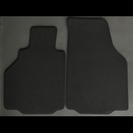 Floor Mats Porsche 986 Boxster/Cayman except 1999 and 2003 Black - LUXE Quality - with piping